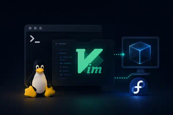 Fedora: usare Vim con sudo virsh edit